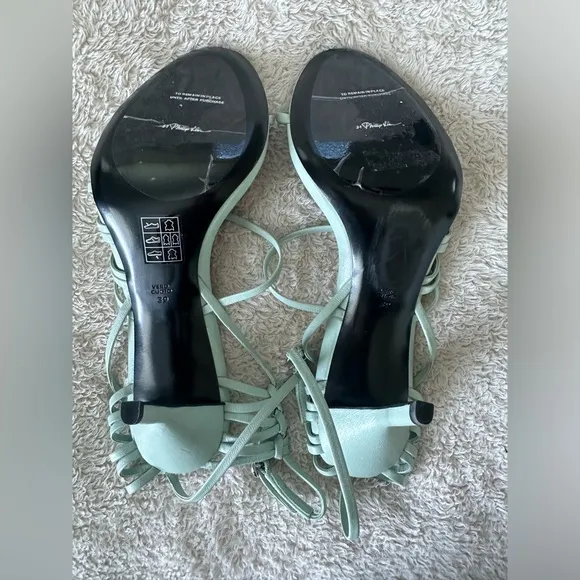 * 3.1 Phillip Lim Lilly Strappy Sandal Mint blue green size 39 9