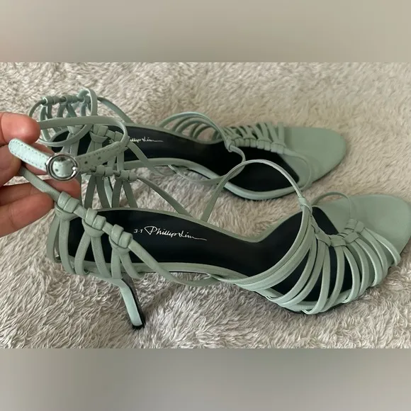 * 3.1 Phillip Lim Lilly Strappy Sandal Mint blue green size 39 9