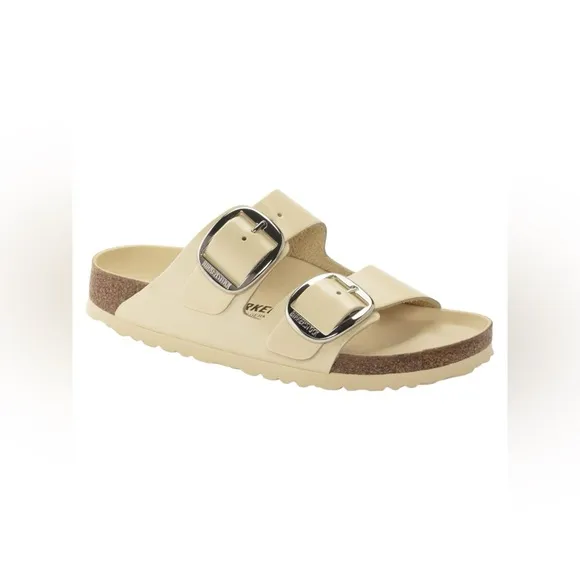 🆕 BIRKENSTOCK | ARIZONA BIG BUCKLE SANDALS | HIGH SHINE BUTTER | SIZE: 38