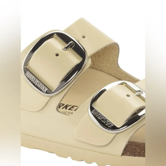 🆕 BIRKENSTOCK | ARIZONA BIG BUCKLE SANDALS | HIGH SHINE BUTTER | SIZE: 38