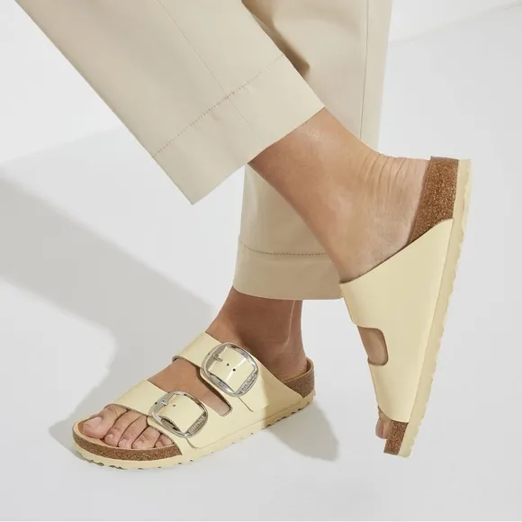 🆕 BIRKENSTOCK | ARIZONA BIG BUCKLE SANDALS | HIGH SHINE BUTTER | SIZE: 38