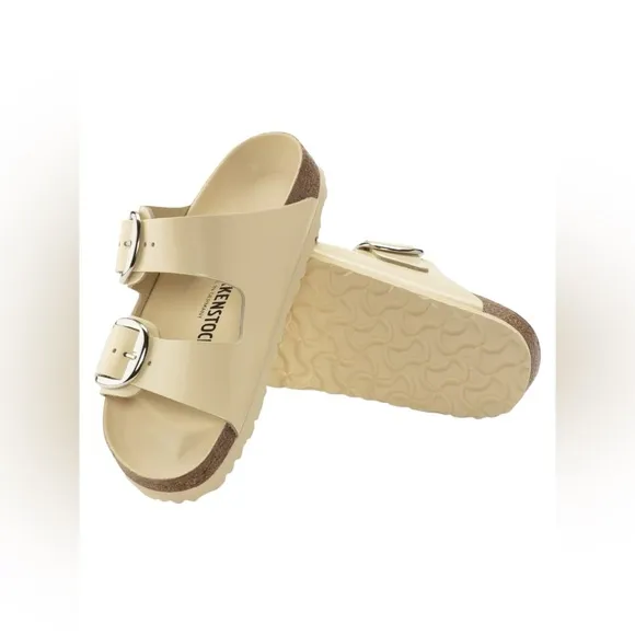 🆕 BIRKENSTOCK | ARIZONA BIG BUCKLE SANDALS | HIGH SHINE BUTTER | SIZE: 38
