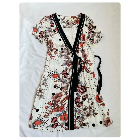 ★ NWT Maeve Anthropology Aubrey Floral Wrap Dress - Multicolored ★