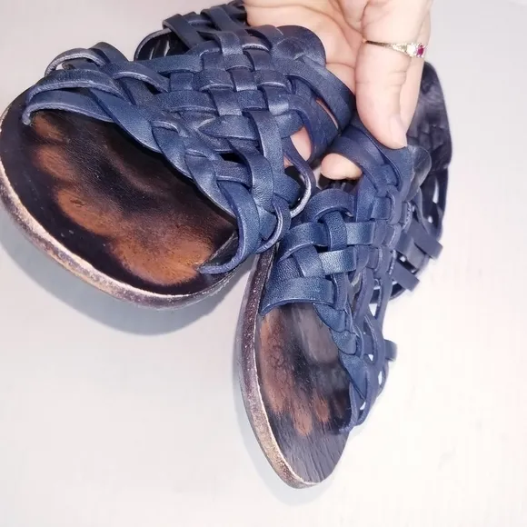 🌸 Tory Burch | Blue Leather Sandals 9