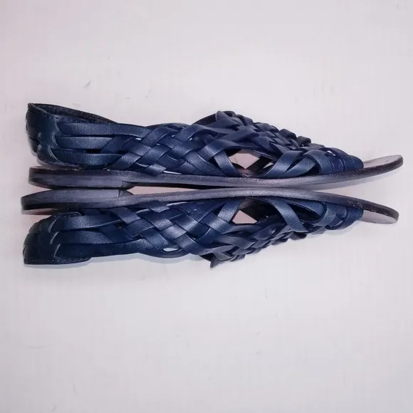 🌸 Tory Burch | Blue Leather Sandals 9