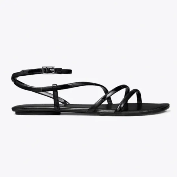 ✨ Tory Burch Split Mignon Must-Strap Sandal – Black – Size 8 ✨ New Without Box