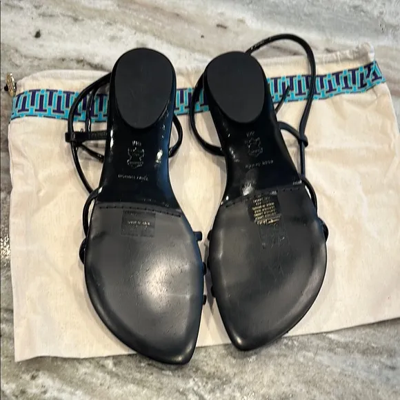 ✨ Tory Burch Split Mignon Must-Strap Sandal – Black – Size 8 ✨ New Without Box