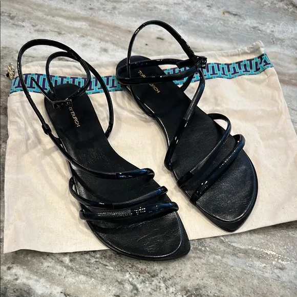 ✨ Tory Burch Split Mignon Must-Strap Sandal – Black – Size 8 ✨ New Without Box