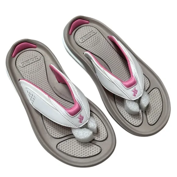 🆕 ZORIZ Zoomy Pink Golf Sandals - NIB Women’s 8.5-9