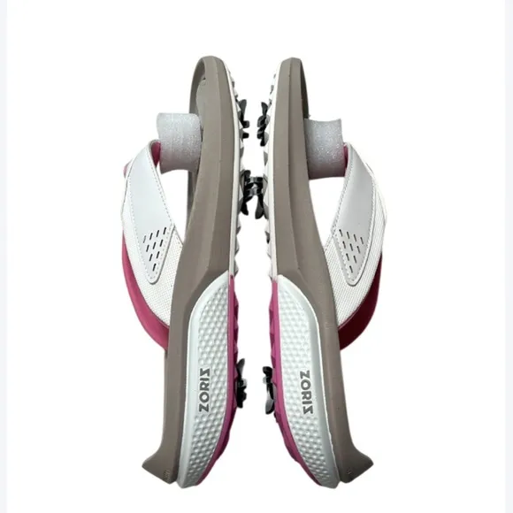 🆕 ZORIZ Zoomy Pink Golf Sandals - NIB Women’s 8.5-9
