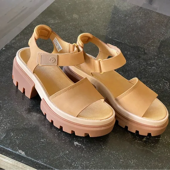 🔥3 x HOST PICK🔥 NWT Timberland Everleigh Platform Sandals