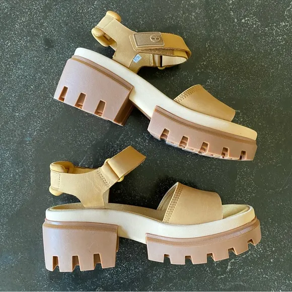 🔥3 x HOST PICK🔥 NWT Timberland Everleigh Platform Sandals