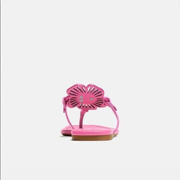 8.5 COACH JULIA SANDALS In color Petunia Pink nib