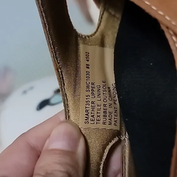 Abeo smart system fisherman sandals brown leather euc