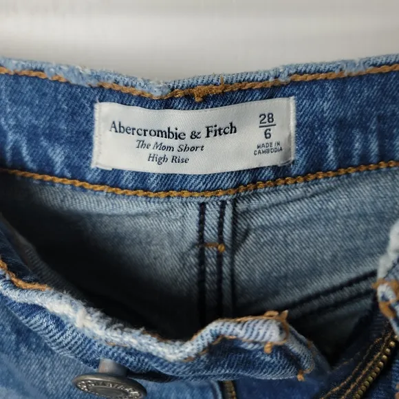 Abercrombie &amp; Fitch High Rise Mom Shorts Size 28/6