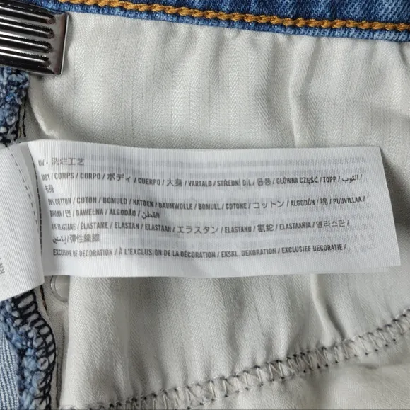 Abercrombie &amp; Fitch High Rise Mom Shorts Size 28/6