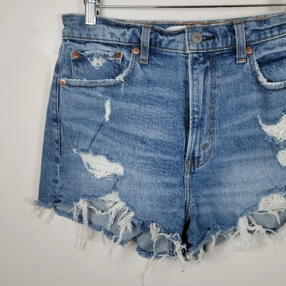 Abercrombie &amp; Fitch High Rise Mom Shorts Size 28/6