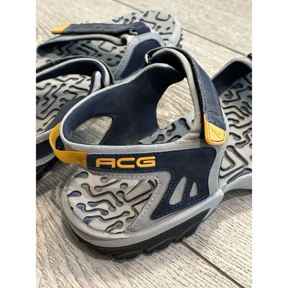 ACG Nike Fill-Trac Men’s Sandals Size 11 Blue Gray Hiking Outdoors Gorpcore
