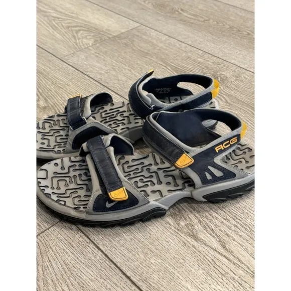 ACG Nike Fill-Trac Men’s Sandals Size 11 Blue Gray Hiking Outdoors Gorpcore