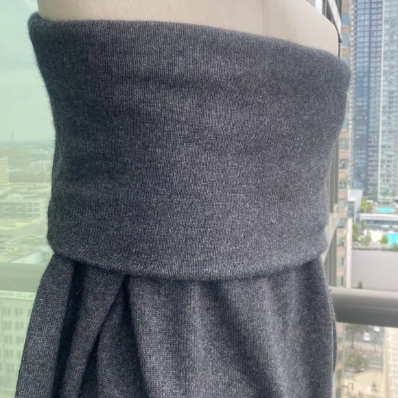 Acne Studios Sweater Dress in Wool with Generous Cowl Turtleneck - Small