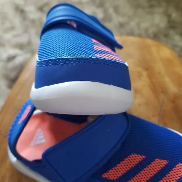 ADIDAS FortaSwim I Toddler Kids Swim Ready Sandals in Blue/Coral