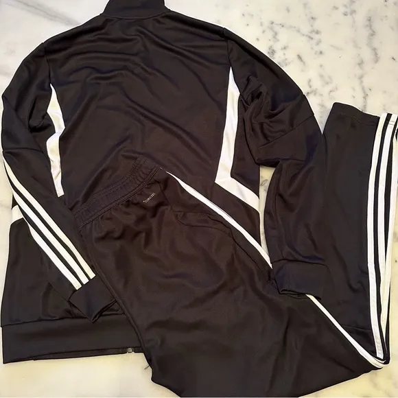 adidas Tiro Track Suit Black and White Youth Size XL
