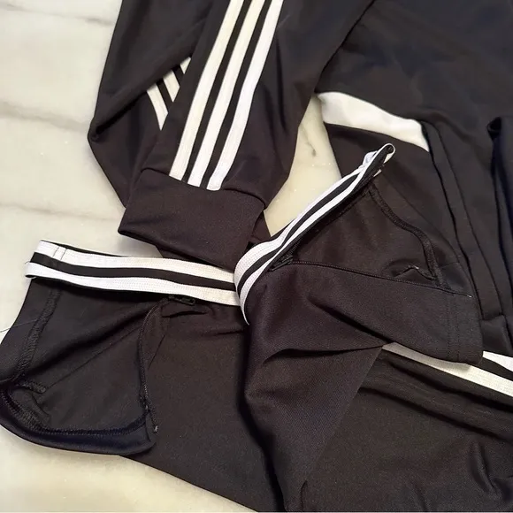 adidas Tiro Track Suit Black and White Youth Size XL