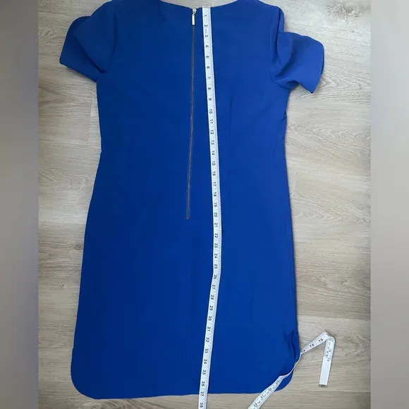 Adrianna Papell Royal Blue High Low Shift Dress, Women’s Size 8