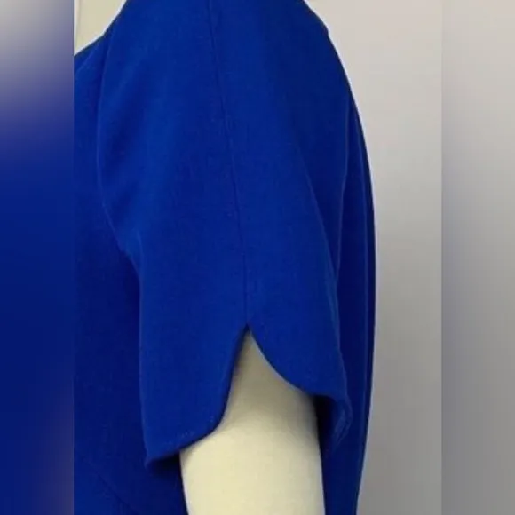 Adrianna Papell Royal Blue High Low Shift Dress, Women’s Size 8