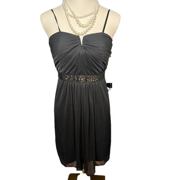 Adrianna Papell Black Formal‎ Mini Dress Size 4