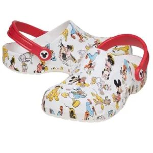 Adult Unisex Disney Mickey and Friends Crocs Red/ White Baya Clog Slip on 7