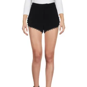 ALC Women’s Lucas Scalloped Crepe Short Black Size 6