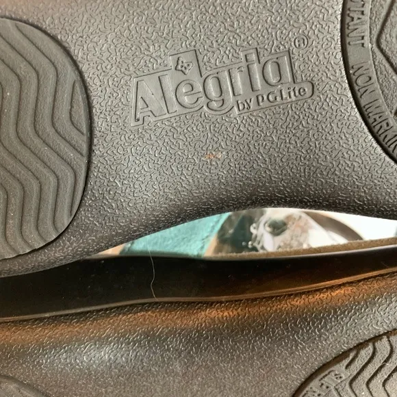 ALEGRIA Slingback Sandals 6 6.5 Julie Aqua Spring Summer comfort