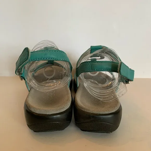 ALEGRIA Slingback Sandals 6 6.5 Julie Aqua Spring Summer comfort