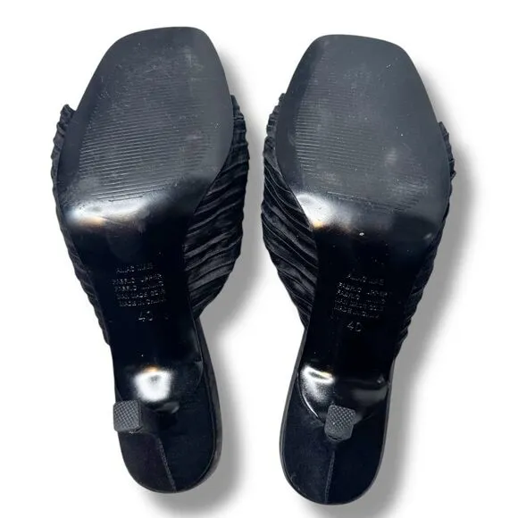 ALIAS MAE Women’s Elegant Black- Lia Knotted Heeled Sandals Size 40