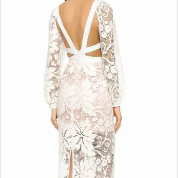 Alice McCall You’ve Got Love Dress White Cream (Pinkish) NWT