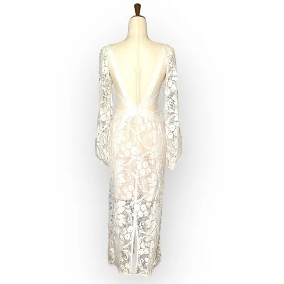 Alice McCall You’ve Got Love Dress White Cream (Pinkish) NWT