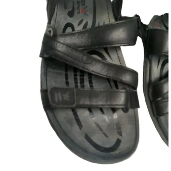 Allrounder by Mephisto Water Sandals Women EUR 40  Leather Hiking Black