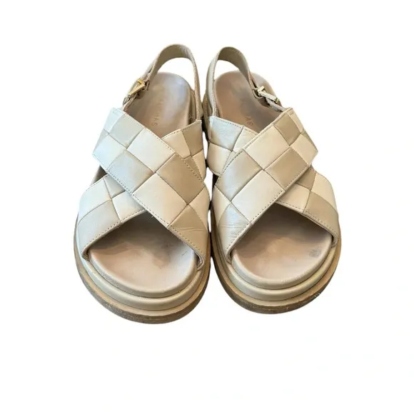 Alohas Marshmallow Scacchi Stone Beige Ivory Sandals