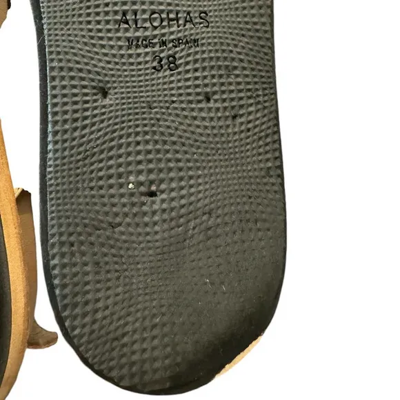 Alohas Marshmallow Scacchi Stone Beige Ivory Sandals