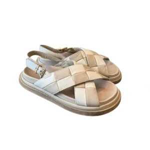 Alohas Marshmallow Scacchi Stone Beige Ivory Sandals