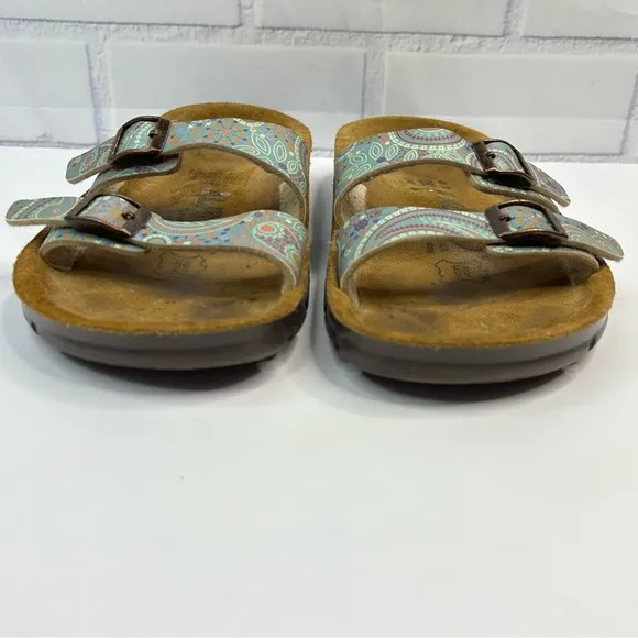 Alpro by Birkenstock Floral slip on sandals size 9 women