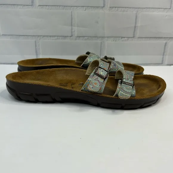 Alpro by Birkenstock Floral slip on sandals size 9 women