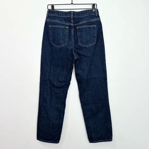 &amp; Other Stories - NWOT High Waisted Straight Leg Jeans blue dark wash denim