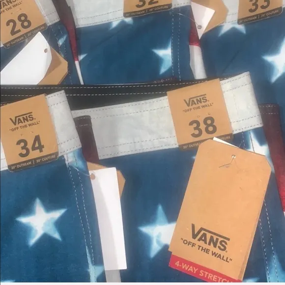 &gt;💙VANPHIBIAN UNSPOT SZ 34 BOARDSHORT IN &amp; OUT WATER POOL🏝️BEACH BRAND NEW VANS