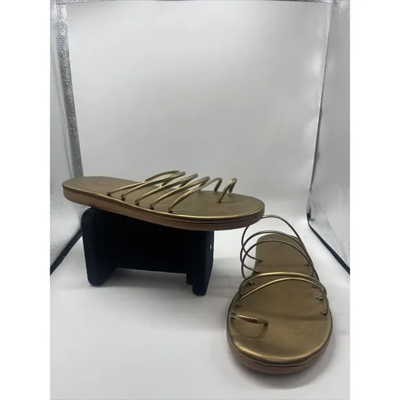 Ancient Greek Sanni Bronze Sandals Sz 40-US 10