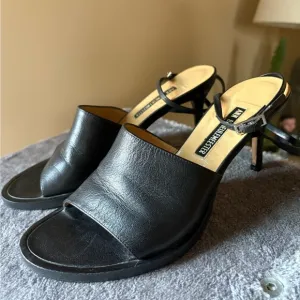 Ann demeulemeester heeled sandals miles 37 black
