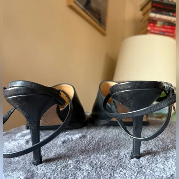 Ann demeulemeester heeled sandals miles 37 black