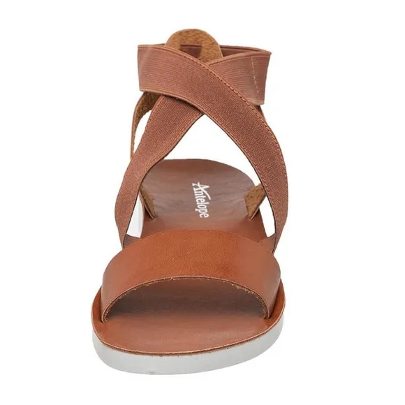 Antelope Brown Picnic Leather Strappy Sandals Women’s  EU Size 37 NEW