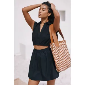Anthropologie‎ Black Cutout Mini Dress - Size M